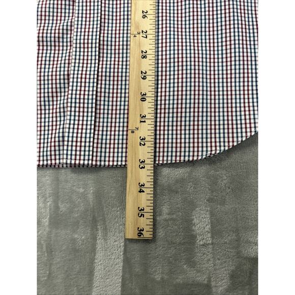 Paul Fredrick Non-Iron Men's Oxford Flip Cuff Size 16 1/2-33 - Picture 13 of 13